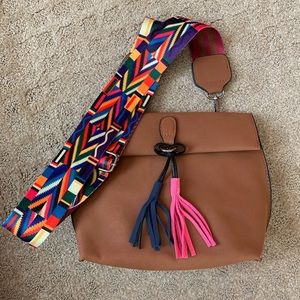 Faux Leather Boho Crossbody